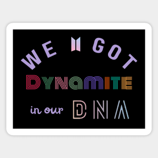 We Got Dynamite in our DNA - RM Indigo BTS All Day Ft. Tablo Sticker